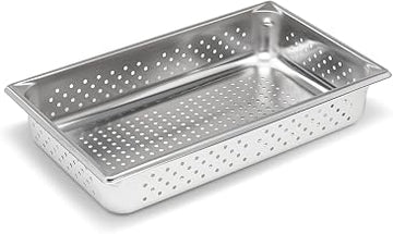 SuperPanV S/S Full Size x 4" D Perforated Steam Table Pan
