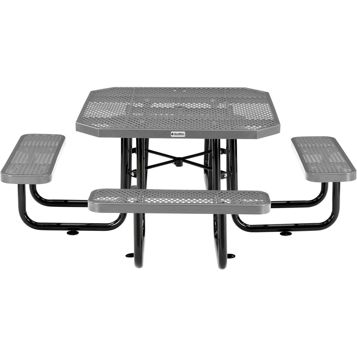 Global Industrial Gray / Industrial / 1 Picnic Tables