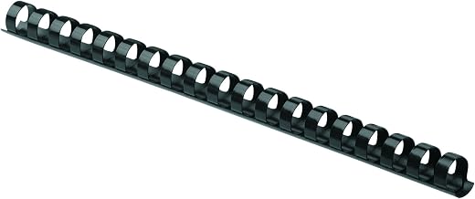 Fellowes Binding Combs Plastic Black 5/8 Inch 25 Pack (52324)