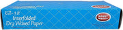 Handy Wacks EZ12C, 12x10-3/4-Inch Interfolded Medium Grade Dry Waxed Paper, Waxed Wrap Deli Paper Sheets (1)