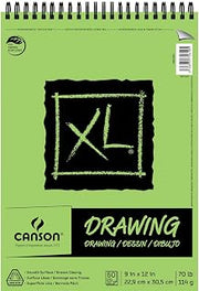 Canson XL Series Drawing, 9" x 12", Green