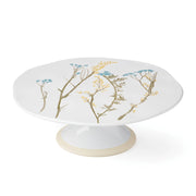 Wildflowers Cake Plate by Lenox – 1 Count, Stoneware, White, Model 896610