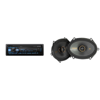 UTE-63BT Bluetooth Receiver & Kicker KSC 5x7 / 6x8 Speakers by Alpine – Model AlpineBDL260609-12
