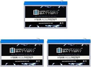 12V 7AH Lithium Replacement Battery Compatible with ITI Concord Express - 3 Pack