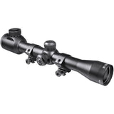 30/30 Crosshair Reticle Rifle Scope for .22 Plinking & Rimfire Rifles - Optimal Precision with Rings for Shooting by Barska – Small, Premium Optics, Black, Model AC10037