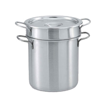 Company Double Boiler with Cover by Vollrath – 7 quart, 18-8 Steel, Silver, Model 77070