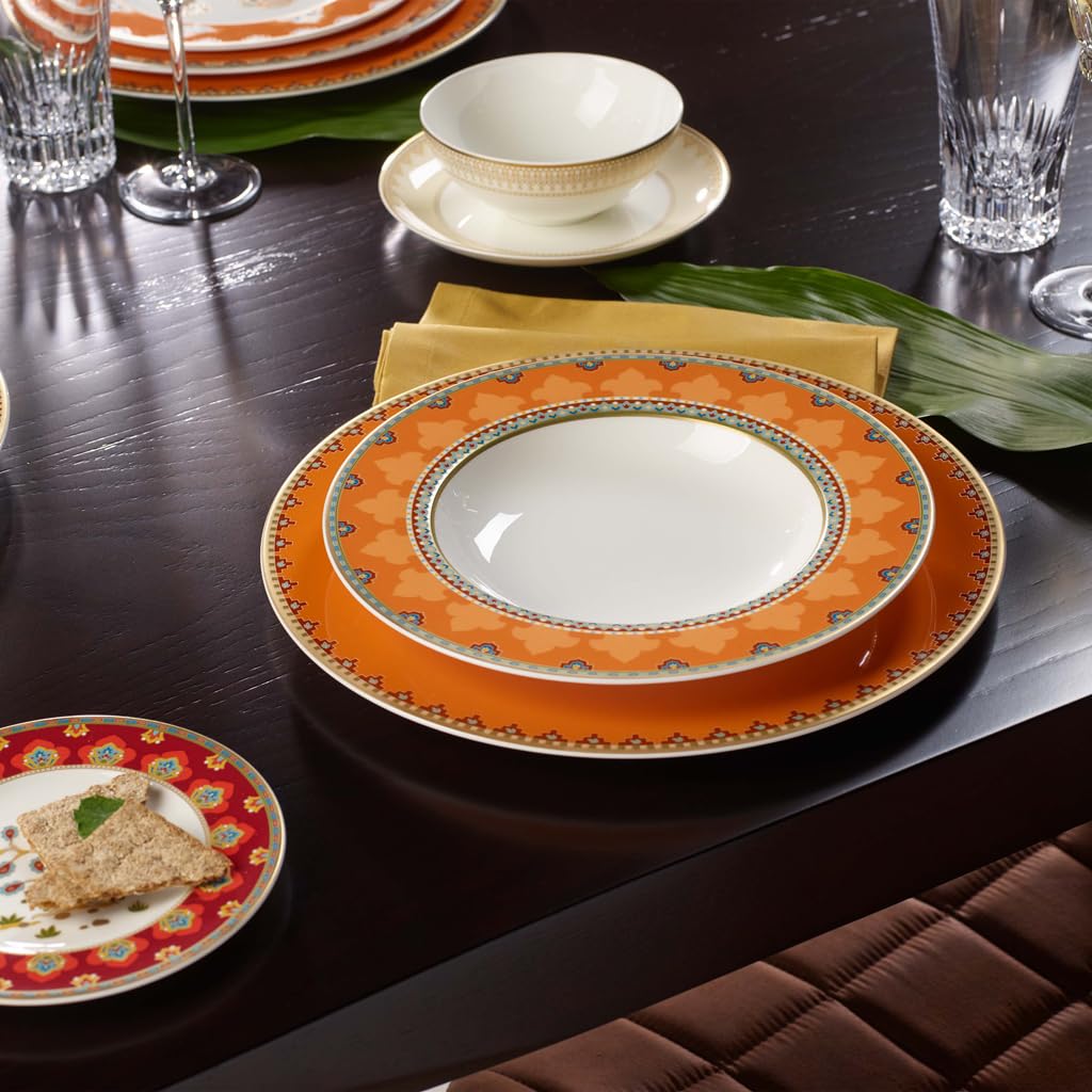 Samarkand Mandarin Deep Plate by Villeroy & Boch – 200 milliliters, Porcelain, Multi-colour, Model 1047322700