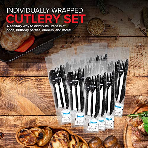 Stock Your Home Black / 1000 Pack / Casual Spoons