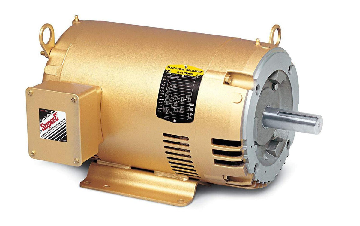 1765RPM, 15HP, 60HZ, 3PH, 254T, 3938M, OPSB, F1 by Baldor – Alloy Steel, C-FLANGE, Model EM2513T-5