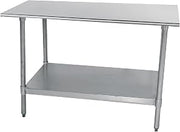 Economy Stainless Steel Top Workbench Finish: Galvanized, Size: 35.5" H x 30" W x 24" D