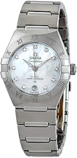 Omega Constellation Manhattan Automatic Chronometer Diamond White Dial Ladies Watch 131.10.29.20.55.001