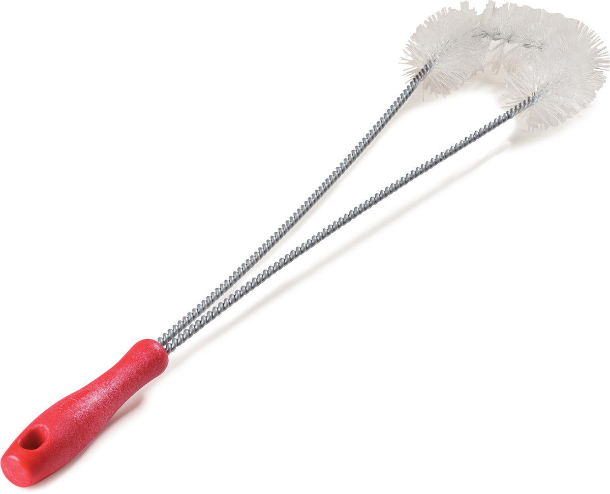 High Heat Looped Fryer Basket Brush by Carlisle FoodService Products – 610mm, Plastic, Red, Model 4011205