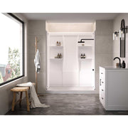 Sterling Shower Wall Surround White by Lighting Design – Acrylic, White, Model SW1016032GW