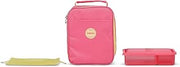 Igloo Gripper 4-Can Slim Lunchbox with Ice Pack & Food Tray | Insulated Cooler Bag | Thrift Pink