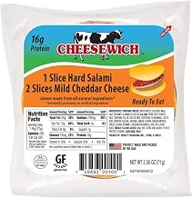 Cheesewich Cheddar and Salami, 2.5 Ounce -- 64 per case.