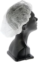 Cellucap White Non-Woven Disposable Bouffant Cap - 18" L, 100 per Box