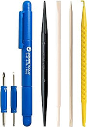Jonard Tools TK-AT5 5 Piece Alignment Tool Kit with Spudger, Screwdriver, Alignment Tool, Orange Stick, and Probe Pick