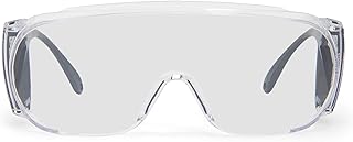 Honeywell Retail Polysafe Wide View Scratch-Resistant Safety Glasses, Clear Lens (RWS-51001)