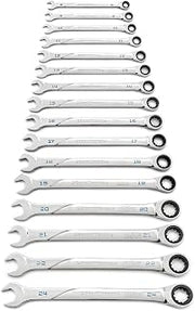 GEARWRENCH 16 Pc. 120XP Universal Spline XL Ratcheting Combination Metric Wrench Set - 86427