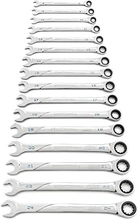 GEARWRENCH 16 Pc. 120XP Universal Spline XL Ratcheting Combination Metric Wrench Set - 86427