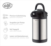 Big Spender Carafe by Alfi – 101.4 Ounces, 3 liters, Stainless, Model 887020300