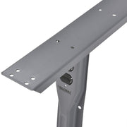32" H C-Channel Open Flared Fixed Height Leg for 30" D Workbench by Global Industrial – 30"L x 30"W x 32"H, Alloy Steel, Grey, Model IF254750