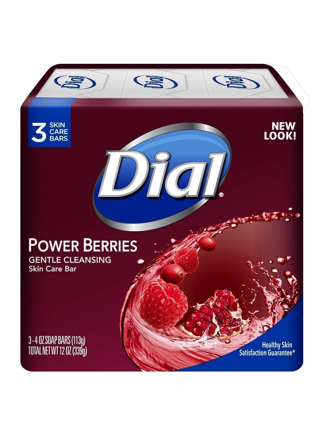 Dial 4 Ounce (Pack of 3) / raspberry,pomegranate,cranberry / 1 Soaps