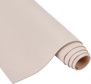 PH PandaHall Genuine Lambskin Leather Sheet 20" x 12" Wheat Color Sheepskin Fabric Soft Tanned Hide for DIY Craft Supplies Accessories Home Decor Projects, 1pc