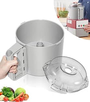 112204S Cutter Bowl & 106458S Cutter Bowl Lid Fits for Robot Coupe R2, R2B, R2N, R2 Dice Food Processor, 3 Quart