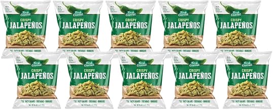 Fresh gourmet Crispy Jalapenos, Lightly Salted, 16 ounce