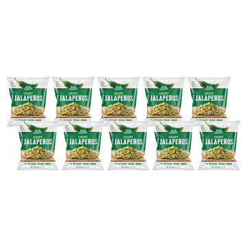 Fresh gourmet Crispy Jalapenos by Sugar Foods – 1 Pound (Pack of 10), Pack of 10, Model 55712
