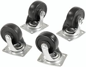 Global Industrial 3" Replacement Casters for Global Hardwood Dolly, 1000 Lb. Cap., 4/Pk