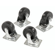 3" Replacement Casters for Global Hardwood Dolly by Global Industrial – 6"L x 1.25"W x 3.88"H, Metal, Model 251444