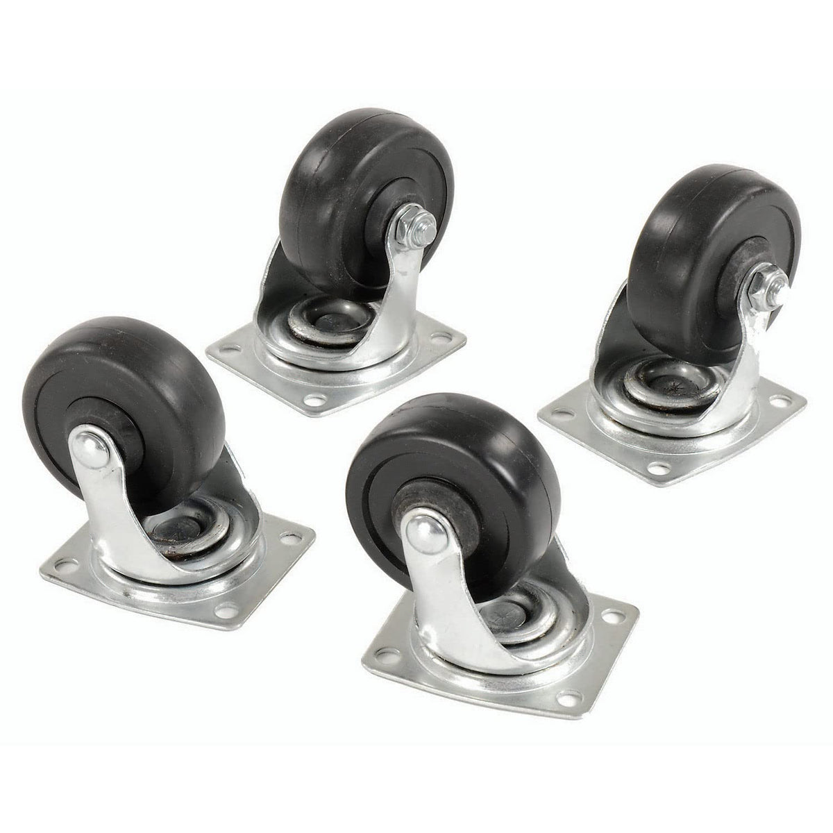 3" Replacement Casters for Global Hardwood Dolly by Global Industrial – 6"L x 1.25"W x 3.88"H, Metal, Model 251444