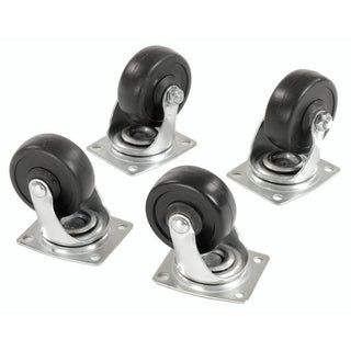 3" Replacement Casters for Global Hardwood Dolly by Global Industrial – 6"L x 1.25"W x 3.88"H, Metal, Model 251444
