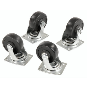 3" Replacement Casters for Global Hardwood Dolly by Global Industrial – 6"L x 1.25"W x 3.88"H, Metal, Model 251444