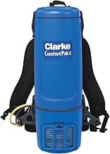 Clarke Comfort Pak 6 with Tool Kit Backpack Vacuums (9060610010), blue