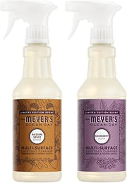 Mrs. MEYER'S Multi-Surface Cleaner Spray, 1 Acorn Spice Scent & 1 Elderberry Scent, 16 FL OZ Each (Variety Pack)