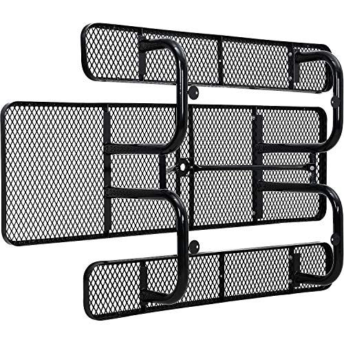 Global Industrial Black / 96 inches x 60 inches x 30 inches / Industrial Picnic Tables
