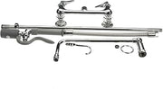 T&S Brass B-0131-C Pre-Rinse Overhead Swivel Arm Wall Mount Base with 8-Inch Centers Low Flow Spray Valve