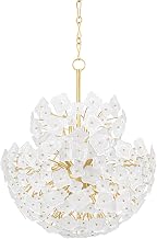 Hudson Valley Lighting 5613-VGL BARRYTOWN - 13 Light Chandelier - 39 Inches Tall and 34 Inches Wide - Vintage Gold Leaf