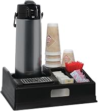 HUBERT Airpot Station Black Polypropylene