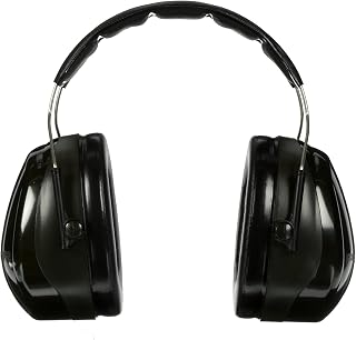 3M CASH7A Peltor Optime 101 Over-the-Head Earmuff, Hearing Protection, Ear Protectors, NRR 27dB Green