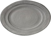 Elite Global Solutions 16 1/2" x 12" Granite Stone Oval Della Melamine Dish | Dishwasher safe, Shatterproof