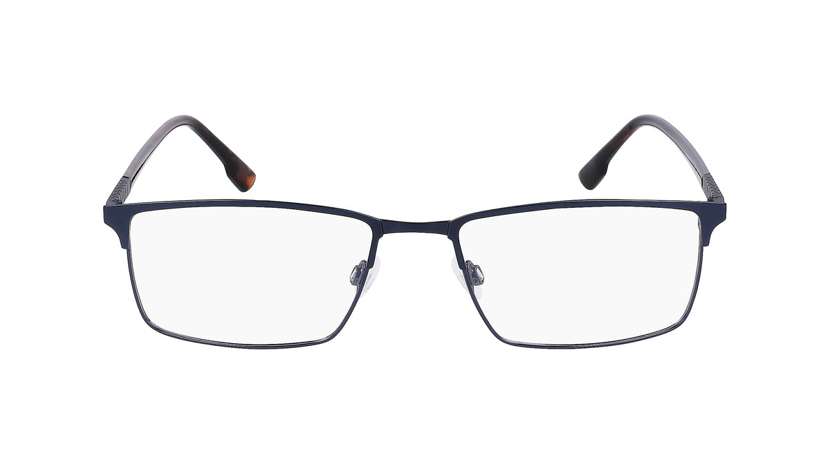 Eyeglasses E 1129 410 Matte Navy by Flexon – 59/19/150, Metal, Matte Navy, Model FLEXON E1129 FLE1129