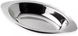 American Metalcraft AO150 15 oz Oval Stainless Au Gratin Dish