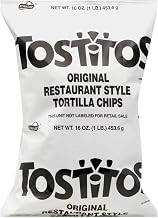 Tostitos Restaurant Style White Corn Tortilla Chips, 16 Ounce - 4 per case.