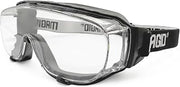 MAGID AcuSpex Clear Low-Profile Safety Goggles,PureVue Premium Anti-Fog, CLX4080