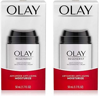 (PACK of 2) OLAY Regenerist DEEP HYDRATION REGENERATING Cream, Advanced Anti-Aging Moisturizer 1.7 Fl Oz (50 ml) EACH