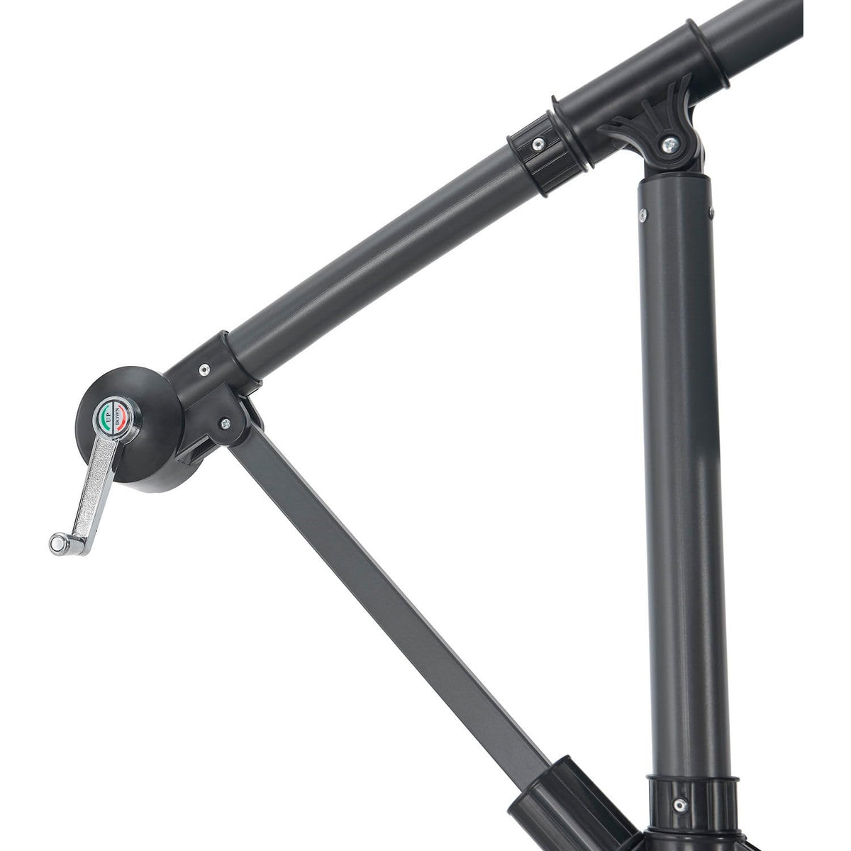 Global Industrial Cantilever Umbrella w/Crank by GEC – Red, Model ZY21B-RED